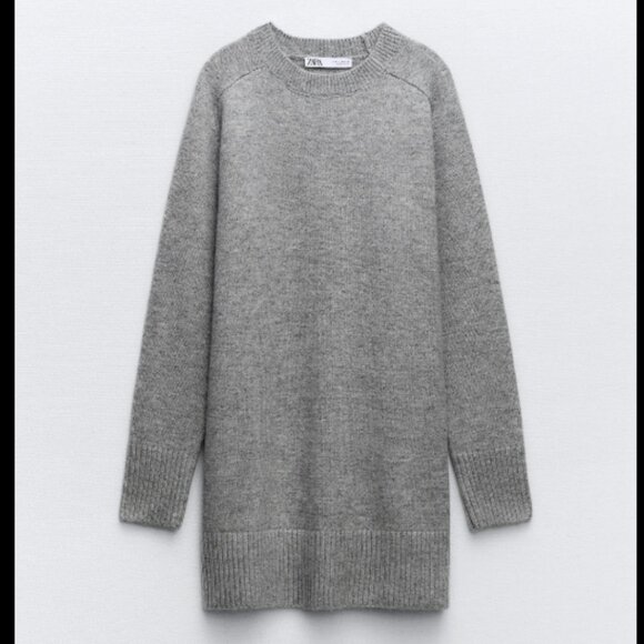 Zara Sweaters - Zara Grey Sweater Dress 5536/147/812. BNWT. Size XS
